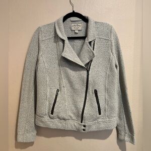 Lucky Brand Oatmeal Knit Blazer w/ Pockets Women’s size L